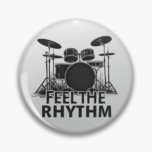 Item preview, Feel the Rhythm: Drum Set Silhouette  designed and sold by Jollys-ArtShop.