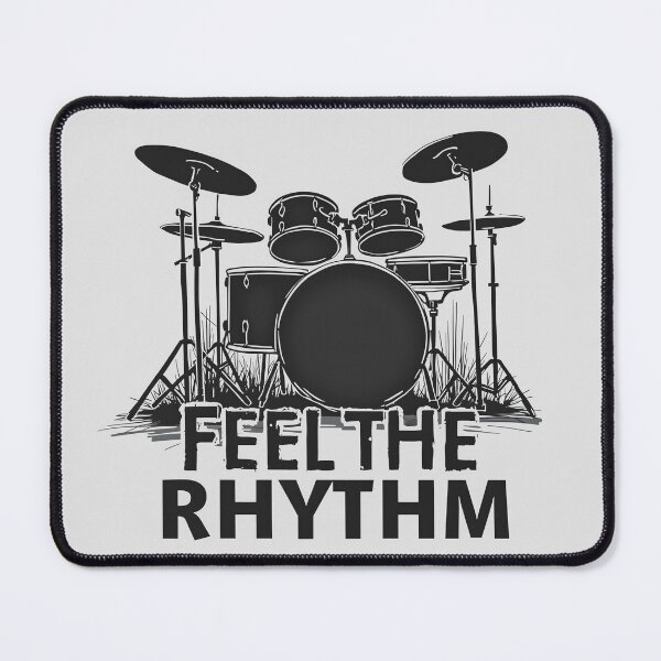 Item preview, Feel the Rhythm: Drum Set Silhouette  designed and sold by Jollys-ArtShop.