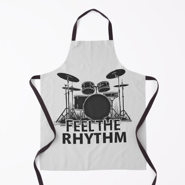 Item preview, Feel the Rhythm: Drum Set Silhouette designed and sold by Jollys-ArtShop.