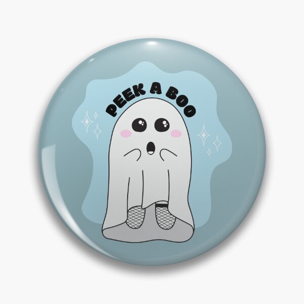 Artikelvorschau, Peek A Boo Ghost – Süße und verspielte Geisterillustration entworfen und verkauft von Stacey Spivak.