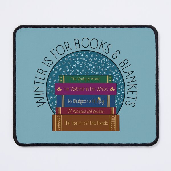 Item preview, Winter is for Books & Blankets – Book Lovers Winter Illustration designed and sold by Stacey Spivak.