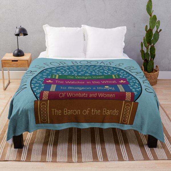 Item preview, Winter is for Books & Blankets – Book Lovers Winter Illustration designed and sold by Stacey Spivak.