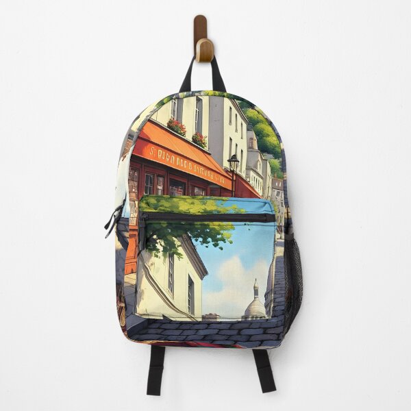 Item preview, Montmartre, France: Cobblestone Streets and Bohemian Café Charm designed and sold by LSVart.