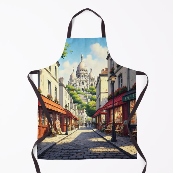 Item preview, Montmartre, France: Cobblestone Streets and Bohemian Café Charm designed and sold by LSVart.