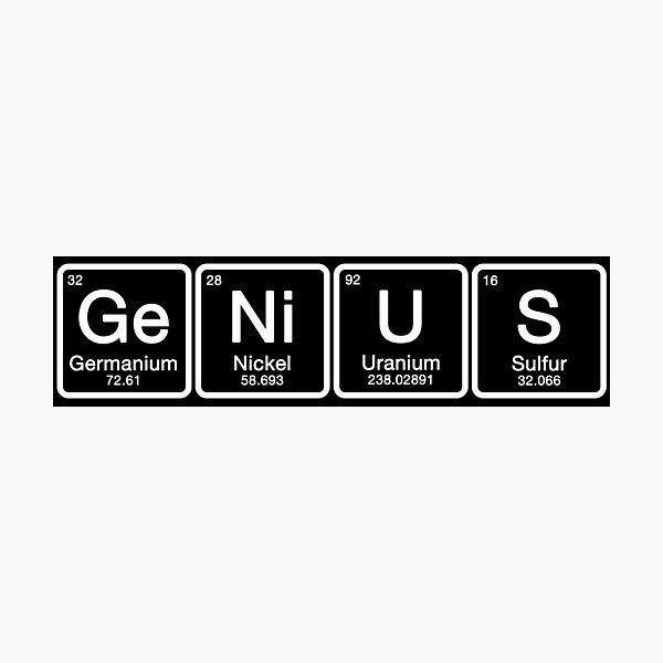 Item preview, Genius! designed and sold by Conjuration.