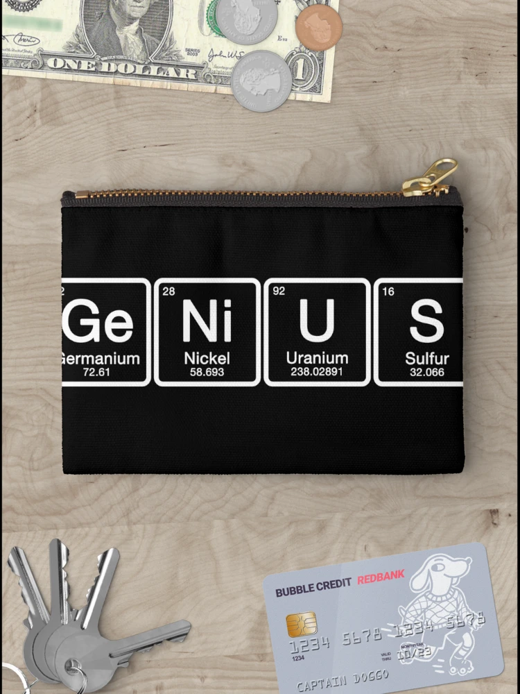 Thumbnail 3 of 4, Zipper Pouch, Genius! designed and sold by Conjuration.
