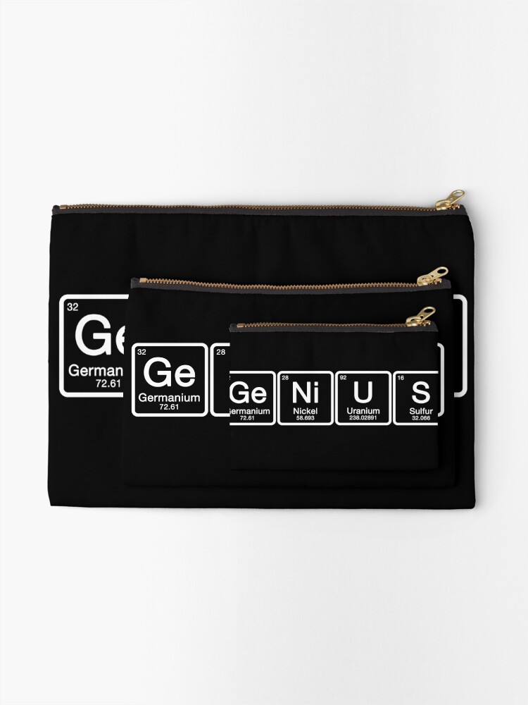 Thumbnail 2 of 4, Zipper Pouch, Genius! designed and sold by Conjuration.