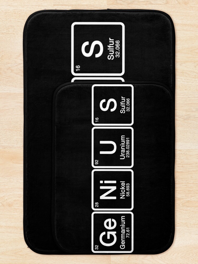 Thumbnail 5 of 6, Bath Mat, Genius! designed and sold by Conjuration.
