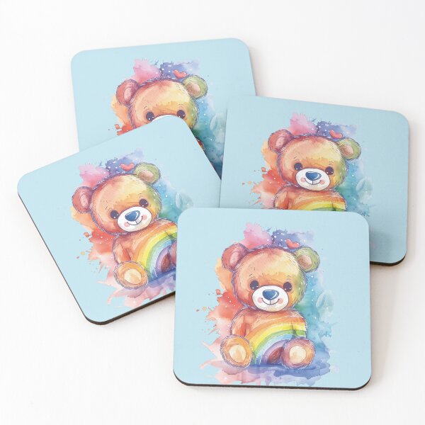 Item preview, Rainbow Teddy – Loving Design designed and sold by BrainAK.