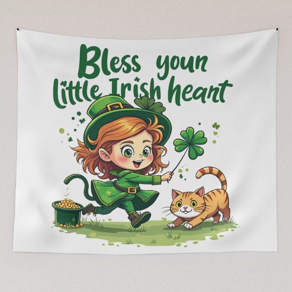 Item preview, Bless your little Irish heart designed and sold by P2Genies.