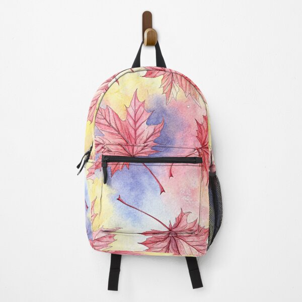 Item preview, Red and Brown Maple Leaves - Pastel Watercolor Design designed and sold by WinusYTS.
