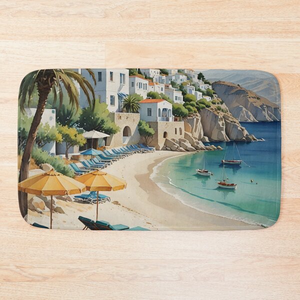 Item preview, Pefkos, Greece: Golden Sands and Turquoise Aegean Shores designed and sold by LSVart.