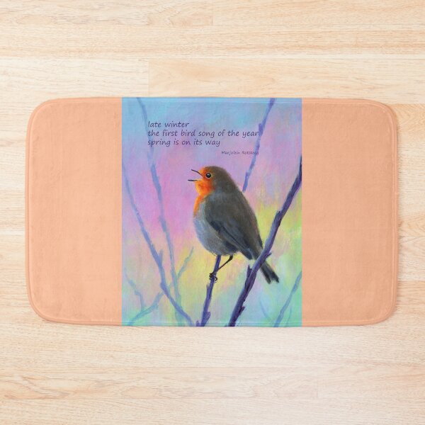 Item preview, First Bird Song of the Year Haiku English designed and sold by KarenKaspar.