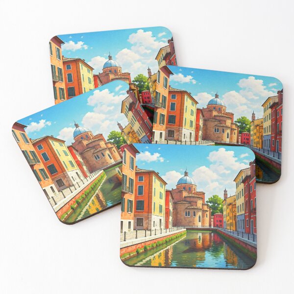 Item preview, Ravenna, Italy: Picturesque Canal and Ancient Churches designed and sold by LSVart.