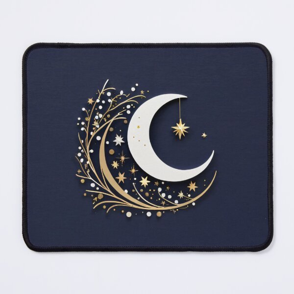 Item preview, White Moon Navy Holiday Night! designed and sold by Cookbeat.