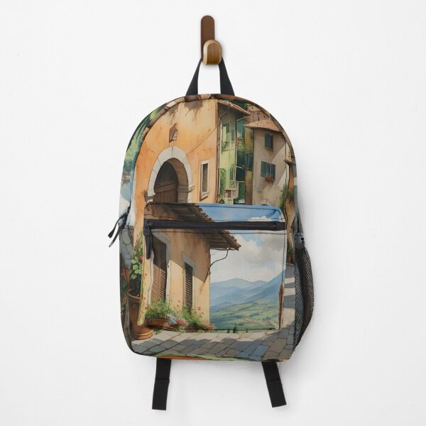 Item preview, San Lazzaro, Italy: Terracotta Roofs and Cobblestone Streets designed and sold by LSVart.