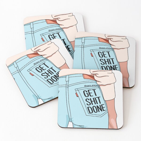 Item preview, Get shit done by Sasa Elebea designed and sold by Sabrina Brugmann.