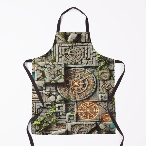 Item preview, Ancient Ruins Maze - Mystical Fragmented Pattern Design designed and sold by Imaginarium of Chaos falcon88 .