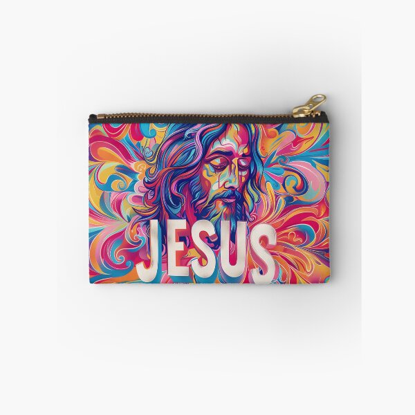 Item preview, Jesus  psychedelic swirling patterns  designed and sold by No1Equestrian.