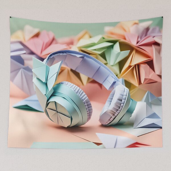Item preview, Origami Art - Immersive Sound: The Perfect Headphone Experience designed and sold by ArtfulFolds.