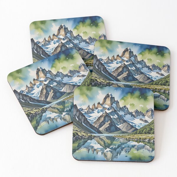 Item preview, Mount Fitz Roy, Patagonia: Dramatic Snow-Capped Peaks designed and sold by LSVart.