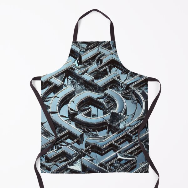 Item preview, Shattered Mirror Maze - Futuristic Fragmented Pattern Design designed and sold by Imaginarium of Chaos falcon88 .