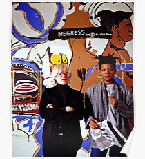 warhol and basquiat Poster