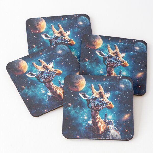 Item preview, Astro Giraffe designed and sold by NicolasGlowArt.