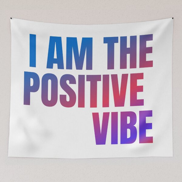 Item preview, I AM THE POSITVE VIBE designed and sold by THEDESIGNERTTY.