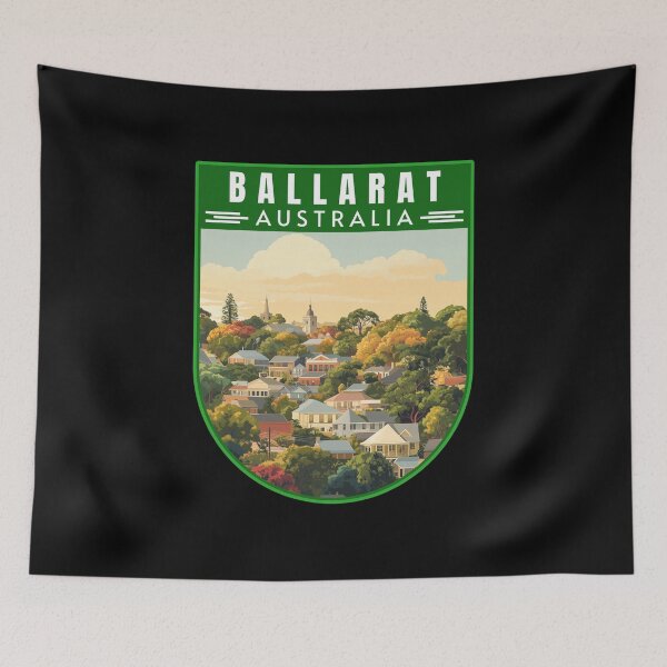 Item preview, Ballarat in Victoria Australia Art Travel Landscape designed and sold by MaateoDesign.