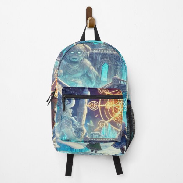Item preview, Frozen Castle Anime - Mystical Snowland Adventure Pattern designed and sold by Imaginarium of Chaos falcon88 .