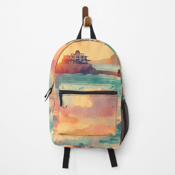 Item preview, Retro watercolor tropical escape designed and sold by dulceguavashop.