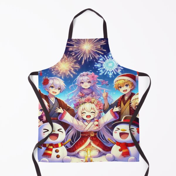 Item preview, Snowland Festival Anime - Magical Winter Celebration Pattern designed and sold by Imaginarium of Chaos falcon88 .