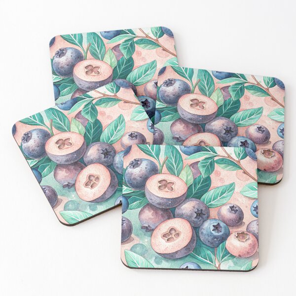 Item preview, Blueberries - Watercolor Fruit Design designed and sold by WinusYTS.