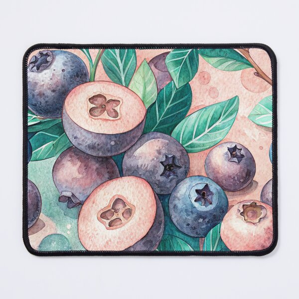 Item preview, Blueberries - Watercolor Fruit Design designed and sold by WinusYTS.