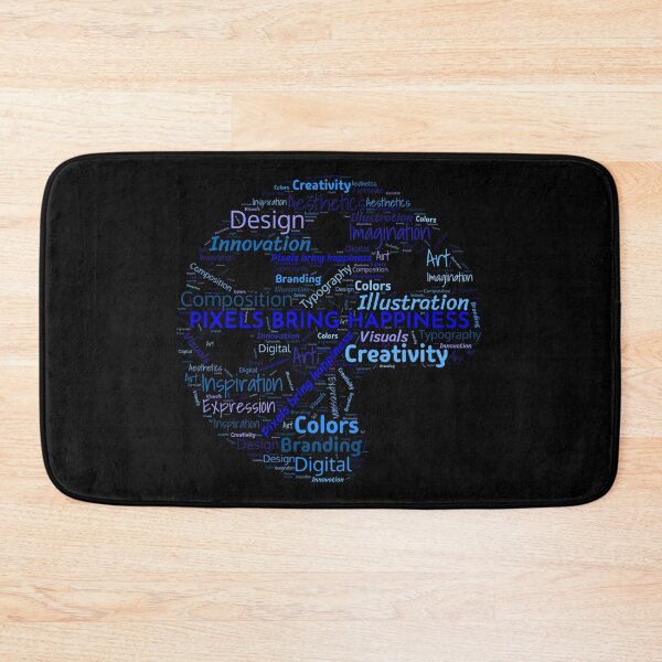 Item preview, Pixels Bring Happiness, Graphic Designer designed and sold by Tiszert.