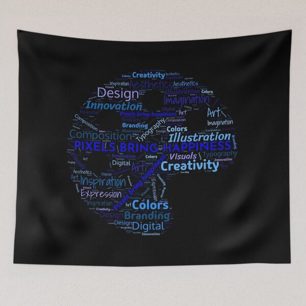 Item preview, Pixels Bring Happiness, Graphic Designer designed and sold by Tiszert.