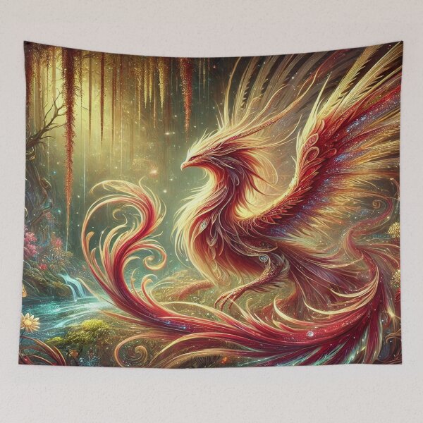Item preview, Enchanting Petran: The Mythical Dragon-Phoenix Hybrid designed and sold by Zeeshankhan1345.