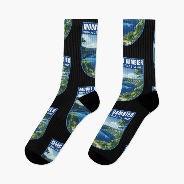 Item preview, Mount Gambier in South Australia Art Travel Emblem designed and sold by MaateoDesign.