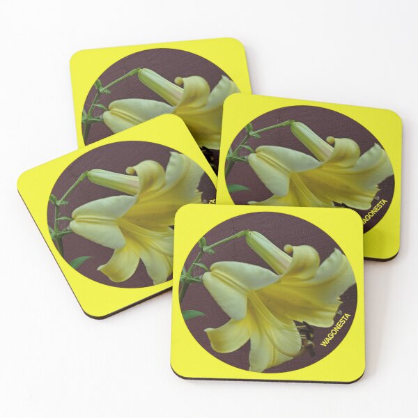 Item preview, Floral - Yellow Lilies by  Wagonesta  designed and sold by Wagonesta.