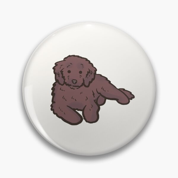 Item preview, Brown Cavapoo dog illustration  designed and sold by Mayarart.