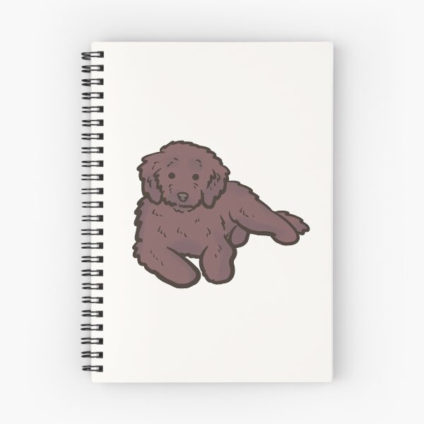 Item preview, Brown Cavapoo dog illustration  designed and sold by Mayarart.