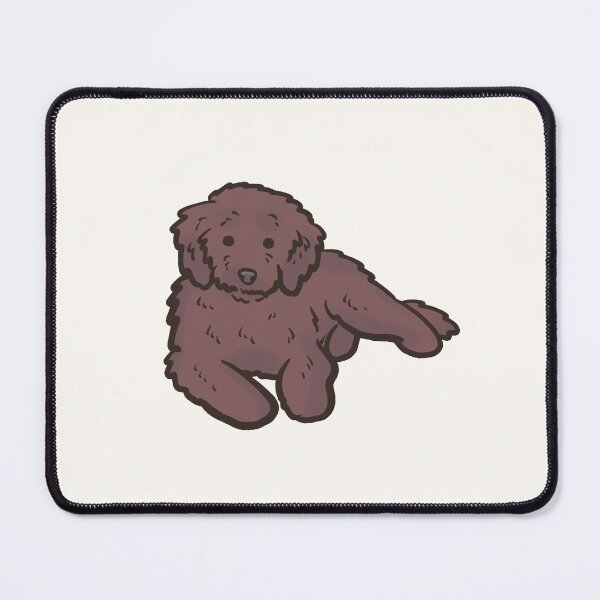 Item preview, Brown Cavapoo dog illustration  designed and sold by Mayarart.