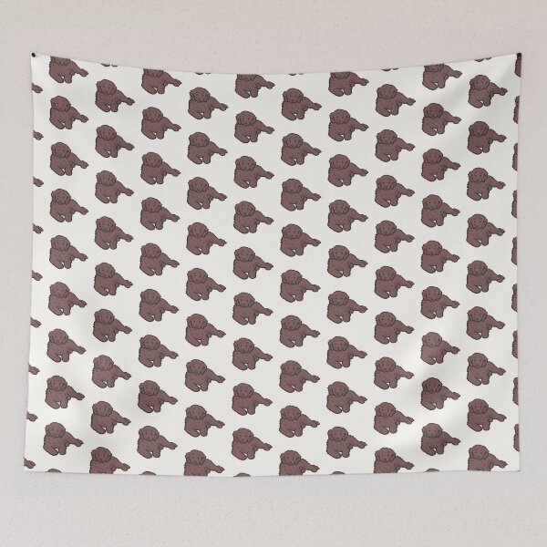 Item preview, Brown Cavapoo dog illustration  designed and sold by Mayarart.