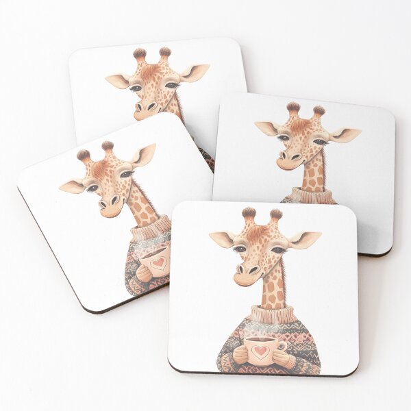 Item preview, Giraffe And Coffee designed and sold by NicolasGlowArt.