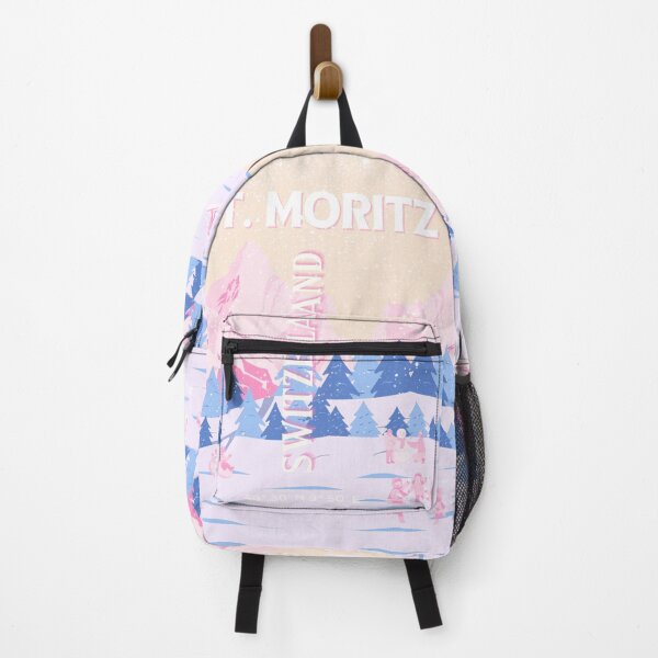 Item preview, St. Moritz Travel Art, Switzerland Travel Art, Pastel designed and sold by Magic Love Art Print.
