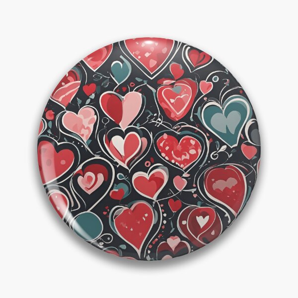 Item preview, Romantic Heart Pattern designed and sold by EverPrintIT.