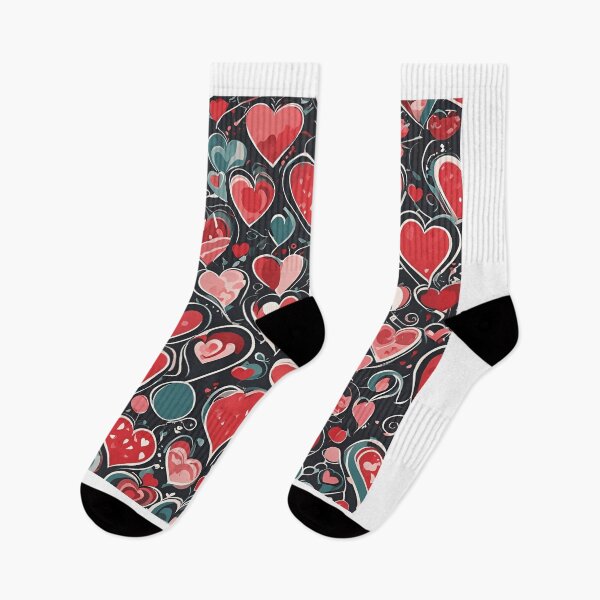 Item preview, Romantic Heart Pattern designed and sold by EverPrintIT.