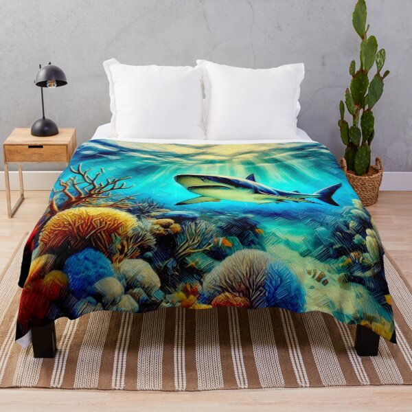 Item preview, Sharks, Jaws and corals #1 designed and sold by Helios Be. Lavsh.