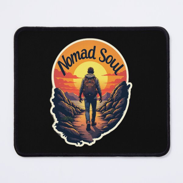 Item preview, Hikers in the evening sun: pure love of freedom designed and sold by ArtCreator2023.
